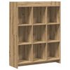 vidaXL Raamatukapp 9 tasandit 87,5 x 30 x 111 cm Tehispuit