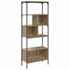 vidaXL Raamatukapp 7 tasandit 76 x 33 x 188,5 cm Tehispuit K&auml;sit&ouml;&ouml;puu