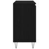 vidaXL K&otilde;ide sahtliga Must tamm 101,5 x 35 x 70 cm Tehispuit