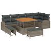 vidaXL Aia Diivanikomplekt padjaga ladustamisega padjaga 9 pcs Hall