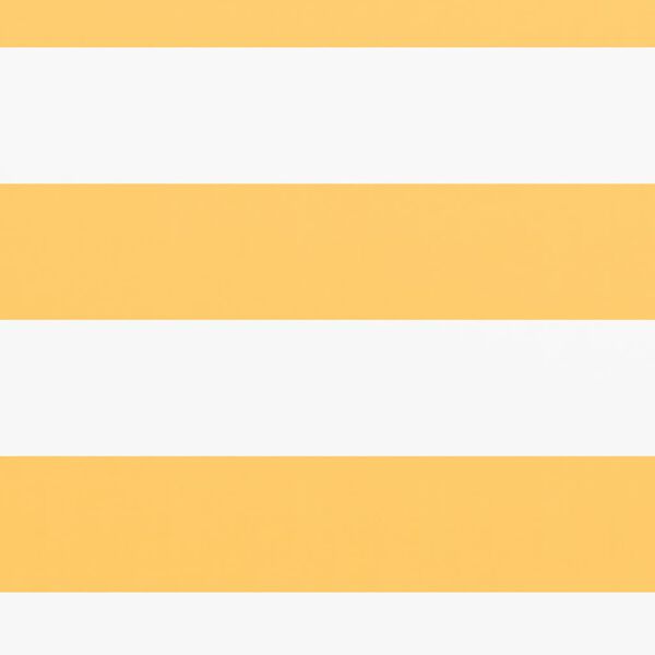 vidaXL r&otilde;dusirm, valge ja kollane, 75 x 300 cm, oxford-kangas