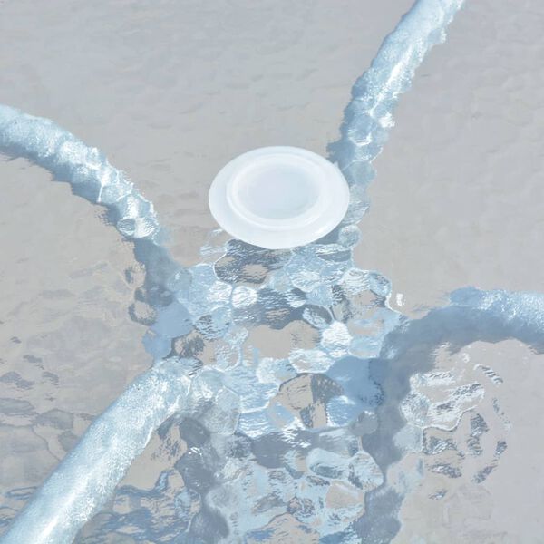 vidaXL bistroolaud, hall 80 x 71 cm, teras