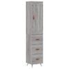 vidaXL k&otilde;rge kapp, hall Sonoma tamm, 34,5x34x180 cm, tehispuit