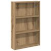 vidaXL Vannitoa seinakapp riiuliga Artisani tamme 40 x 10 x 60,5 cm