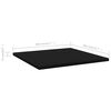 vidaXL riiuliplaadid 8 tk, must, 40x40x1,5 cm, puitlaastplaat