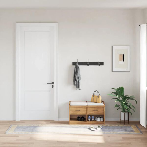 vidaXL vaip, pestav, 80 x 300 cm, hall