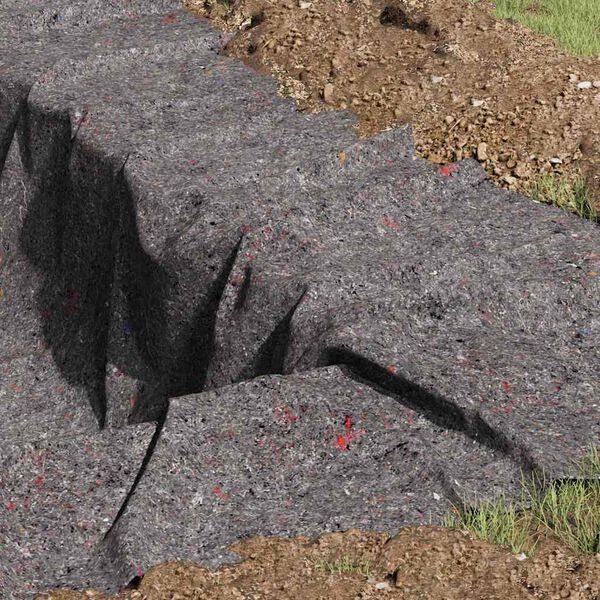 vidaXL Tiigi villa Hall 1 x 50 m Pol&uuml;ester ja puuvill