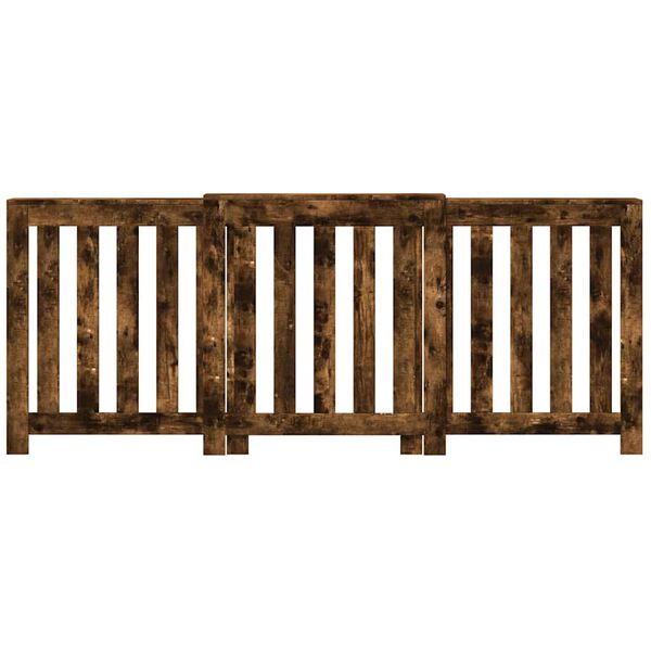 vidaXL radiaatori kate, suitsutatud tamm, 205x21,5x83,5 cm, tehispuit