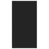 vidaXL sahtlitega kapp, must, 30 x 41 x 77,5 cm, tehispuit