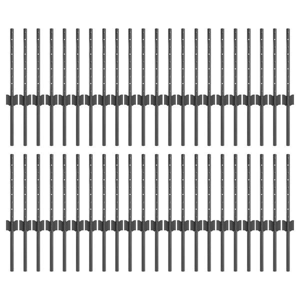 vidaXL Aiapost 44 pcs Hall 80 cm Teras