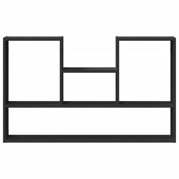 vidaXL seinariiul, must, 99x15x60 cm, tehispuit