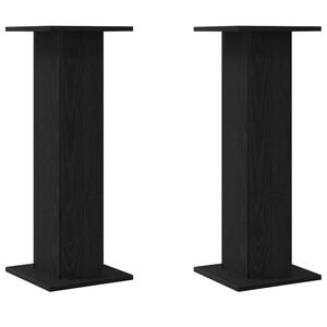 vidaXL K&otilde;larite staat 2 pcs Must tamm 30 x 30 x 80 cm Tehispuit