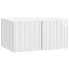 vidaXL Rippuv TV kapp 59,5 x 41 x 30 cm K&otilde;rgl&auml;ikega valge Tehispuit
