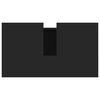 vidaXL vannitoakapp, must, 58 x 33 x 60 cm, tehispuit