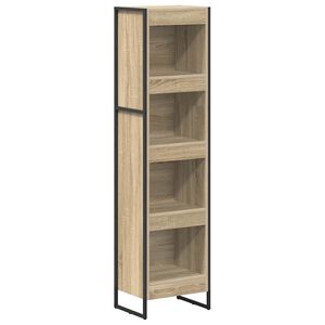 vidaXL Raamaturiiul 40 x 30 x 155 cm Tehispuit Sonoma