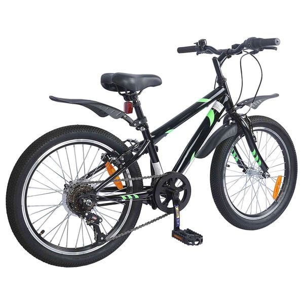 vidaXL Laste Bike 20 Tolli 6-Speed vanuses 6-11 aastat Must