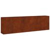 vidaXL taimekast, 280 x 40 x 80 cm, Corten-teras