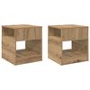 vidaXL Otsalaud 2 pcs K&auml;sit&ouml;&ouml;puu 40,5 x 40 x 45 cm Tehispuit