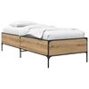 vidaXL Voodi raam Artisan tamm 80 x 200 cm Tehispuit