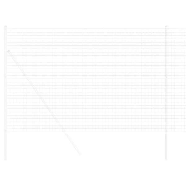 vidaXL Euroopa aed Hõbedane 1.5 x 10 m Kuumtsinkitud raud