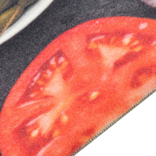 vidaXL köögivaip, pestav, vein ja õhtusöök, 60 x 180 cm, samet