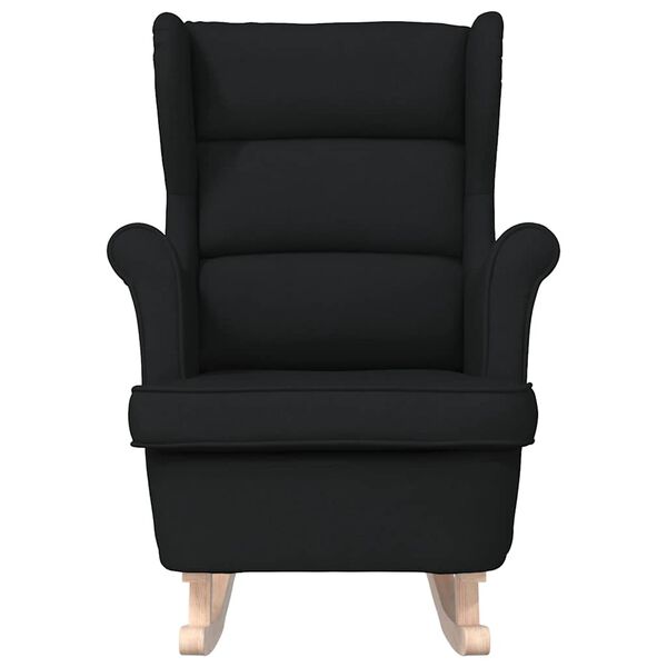 vidaXL Kiiktool Must 74x90x102 cm Kangas