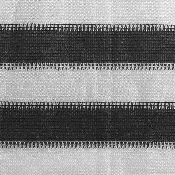 vidaXL rõdusirm HDPE, 120 x 300 cm, antratsiithall ja valge