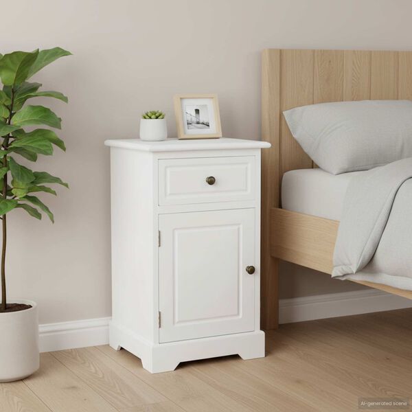 vidaXL öökapp, MDF ja männipuit, 35 x 32 x 59 cm