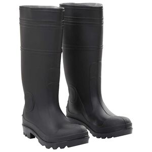 vidaXL kummikud, must, suurus 38, PVC