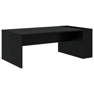 vidaXL Kohvilaud Must tamm 95 x 50 x 34 cm Tehispuit