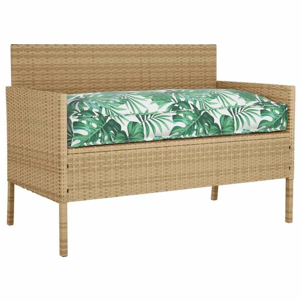 vidaXL Padi Leht Lehe muster 120 x 60 x 12 cm Oxfordi kangas