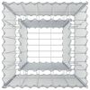 vidaXL Gabioni t&otilde;stetud voodi H&otilde;bedane 50 x 50 x 80 cm Tsinkteras