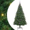 vidaXL Tehisj&otilde;ulupuu Roheline 210 cm PVC ja Teras ja Plast