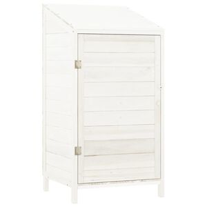 vidaXL aiakuur, valge 55x52x112 cm nulupuit