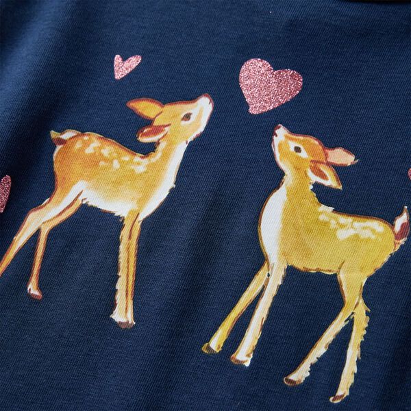 Pikkade varrukatega lastes&auml;rk, tumesinine, 104