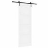vidaXL Libisev uks Valge 83 x 232 cm Toekas m&auml;nnipuit