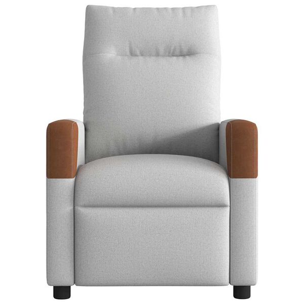 vidaXL Massage Recliner Tool Cloud Grey Fabric