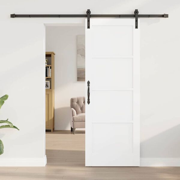 vidaXL Libisev uks Valge 73,5 x 198,5 cm Tahke m&auml;nd