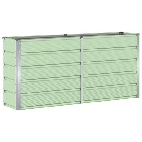 vidaXL Taimekast Roheline 160 x 40 x 75 cm Teras