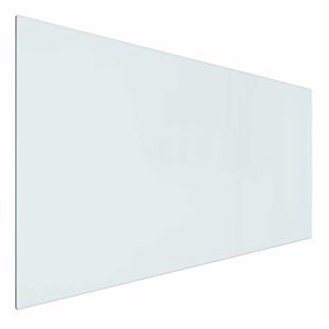 vidaXL Kaminaklaasi plaat L&auml;bipaistev 100 x 50 cm Klaas