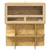vidaXL Terrarium Pruun 80 x 40 x 90 cm OSB