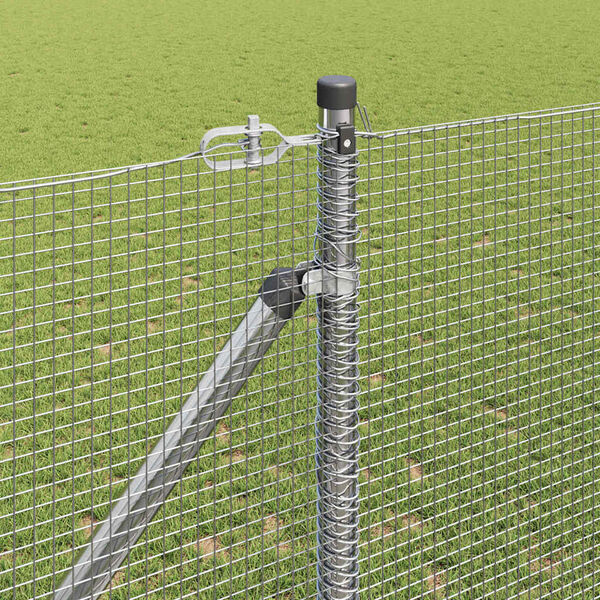 vidaXL Aiapost H&otilde;bedane 10 x 1,2 m (12 x 12 mm v&otilde;rk) Teras