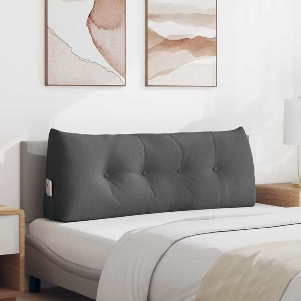 vidaXL Seljatugi padi Tumehall 120 x 24 x 50 cm kangas