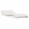 vidaXL lamamistool, valge, 205x80x31,5 cm, m&auml;nnipuit