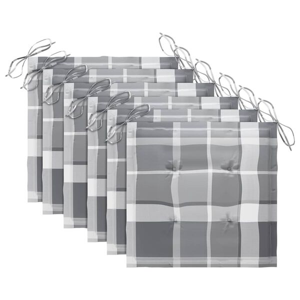 vidaXL s&ouml;&ouml;gitoolid aeda 6 tk patjadega akaatsiapuit