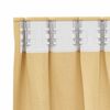 vidaXL Kardinad r&otilde;ngastega 2 pcs Beež 245 x 140 cm Pol&uuml;ester