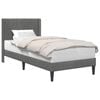 vidaXL Voodi raam peaga Tumehall 100 x 190 cm Samet