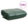 vidaXL present, roheline, 5 x 8 m, 650 g/m²