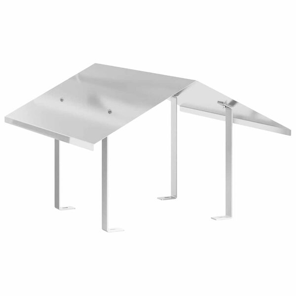 vidaXL Korstnap&uuml;hkija H&otilde;bedane 60 x 60 x 38 cm Roostevaba teras