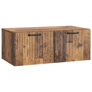 vidaXL Rippuv TV kapp Vana puit 78,5 x 41 x 30 cm Tehispuit